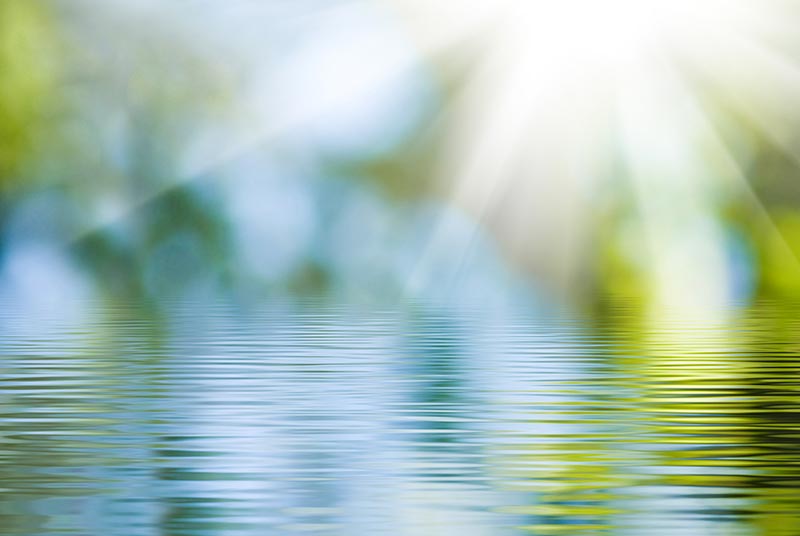 Naturfoto mit Wasser