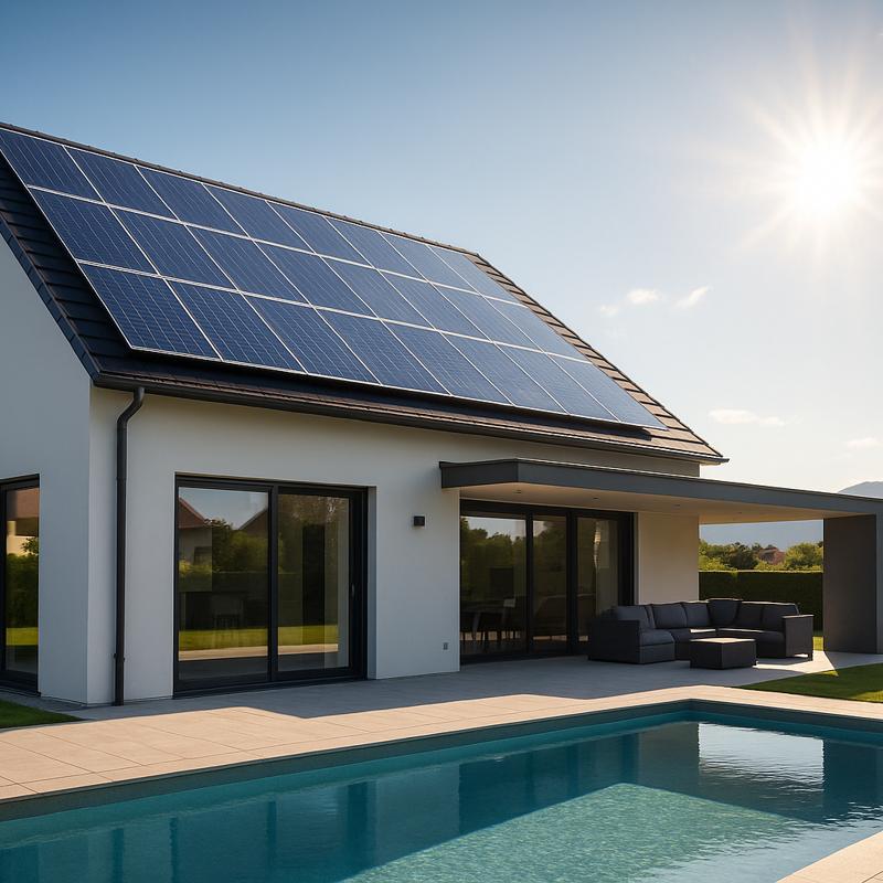 Photovoltaikanlage auf Haus im Lungau