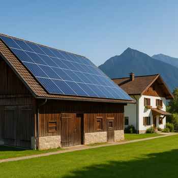 Photovoltaik Scheune Aldrans Tirol